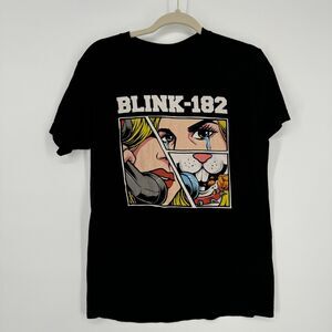 Blink-182 Band Tee Medium Black Merch T Shirt Grunge Punk Rock Classic